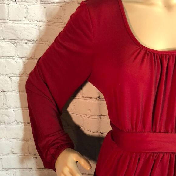 Motherhood Maternity Empire Waist Peasant Blouse L - Picture 5 of 8